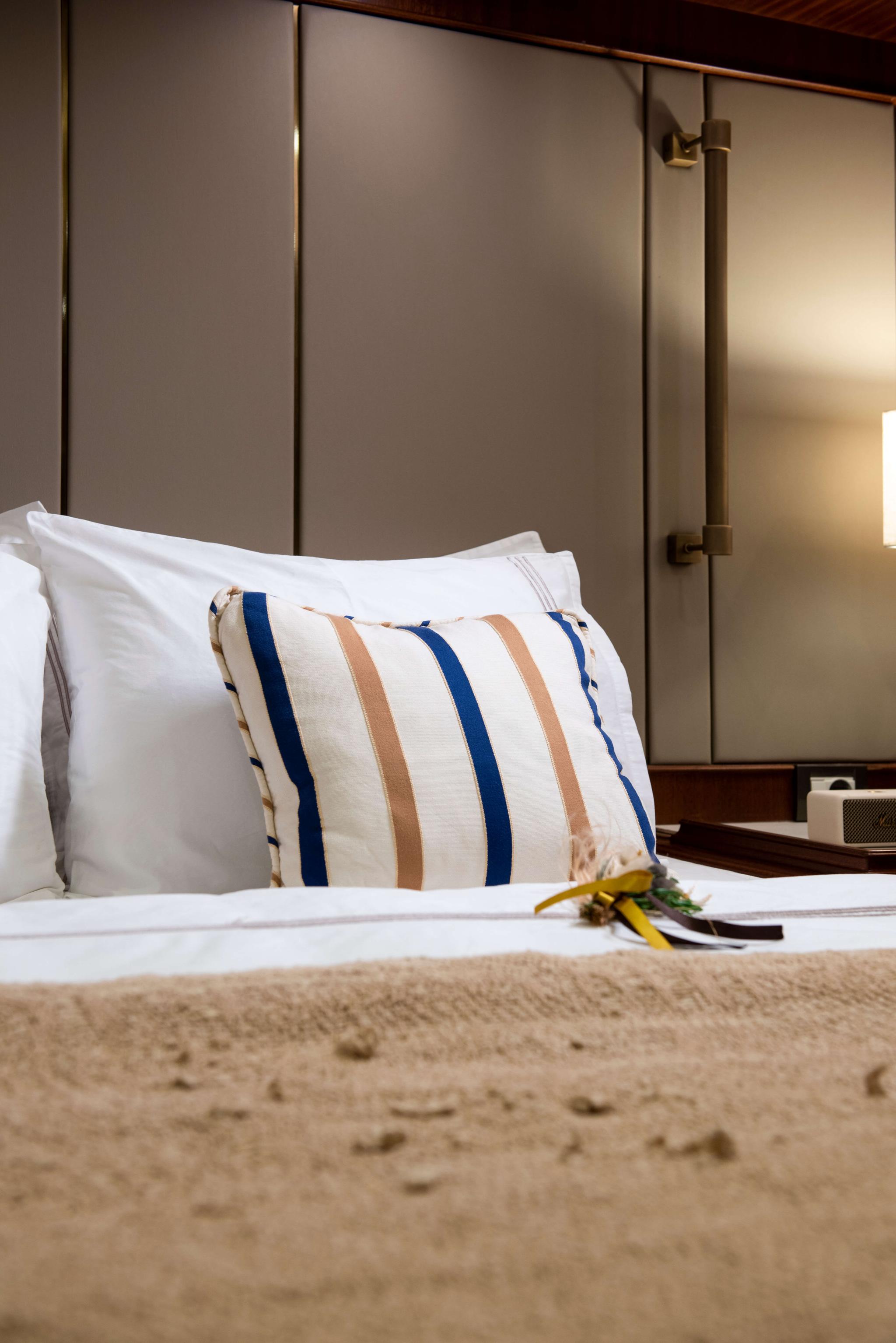 Mare Nostrum gulet interior cabin in Greece