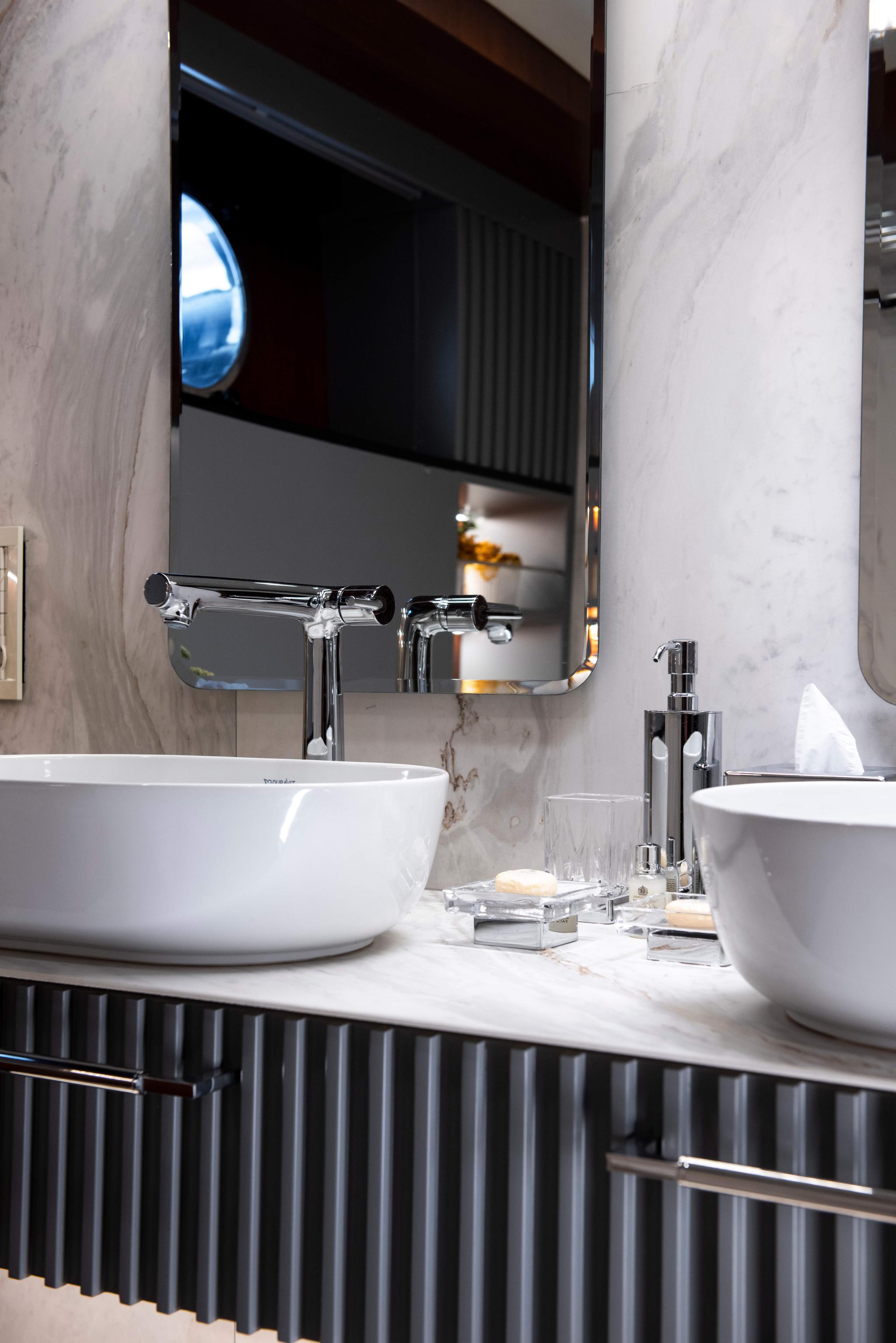 Mare Nostrum gulet interior cabin in Greece