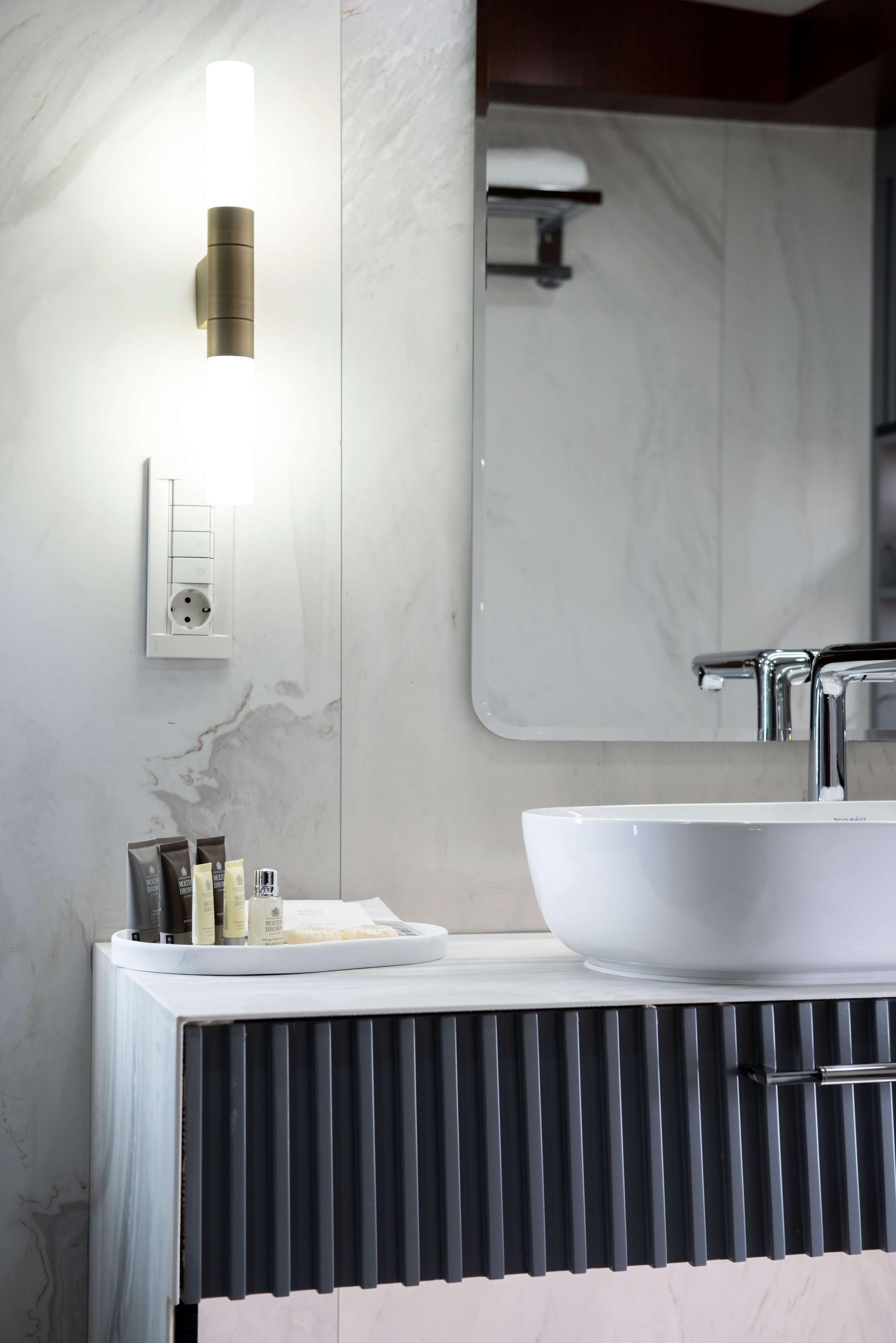 Mare Nostrum gulet interior cabin in Greece