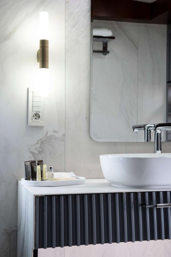 Mare Nostrum gulet interior cabin in Greece