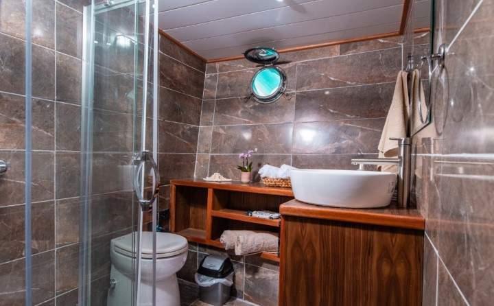 Afilli gulet accommodation interior cabin in Türkiye