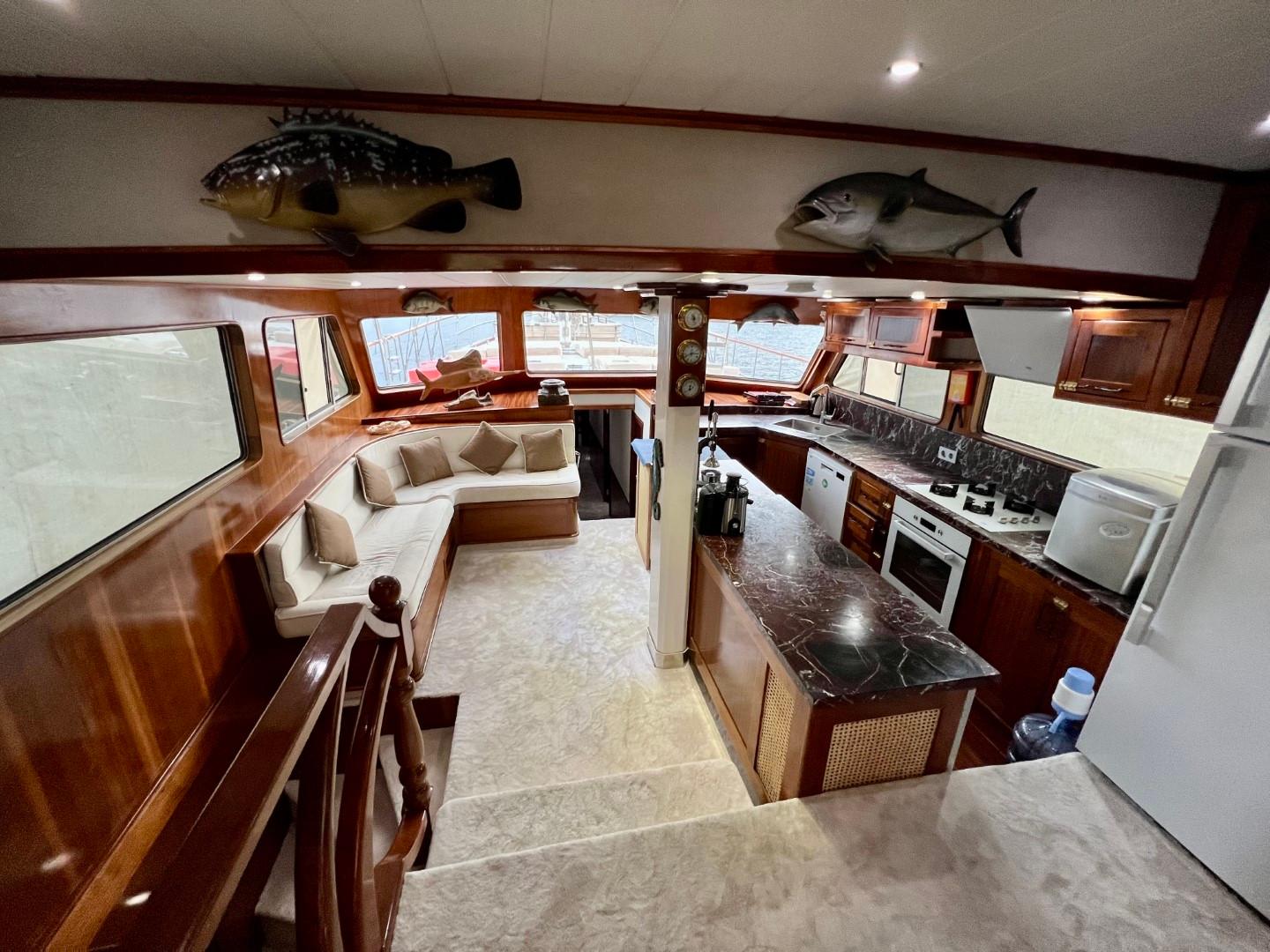 Afilli gulet amenities interior cabin in Türkiye