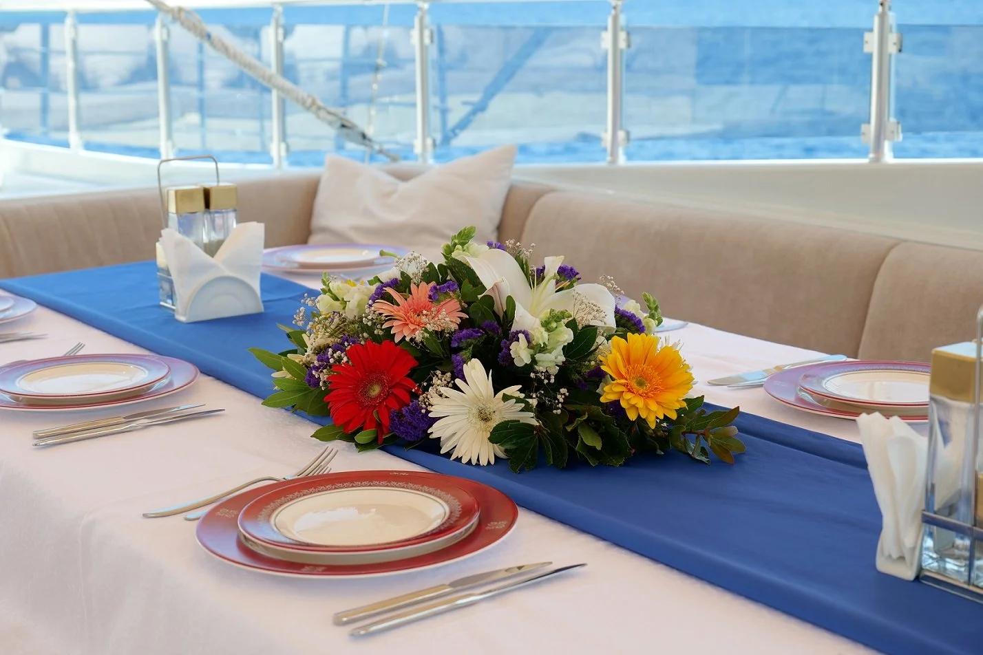 Freedom gulet amenities exterior deck in Türkiye