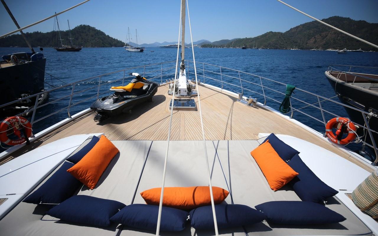 Ubi Bene gulet amenities exterior deck in Türkiye