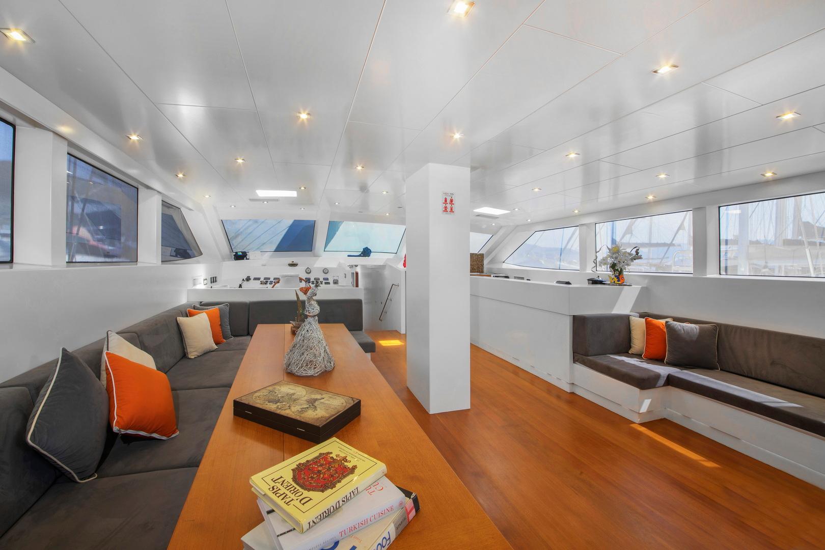 Ubi Bene gulet interior cabin in Türkiye