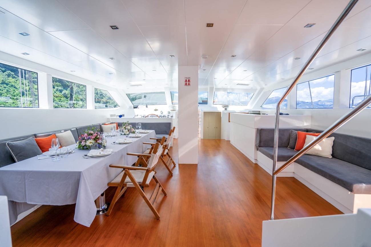 Ubi Bene gulet amenities interior cabin in Türkiye