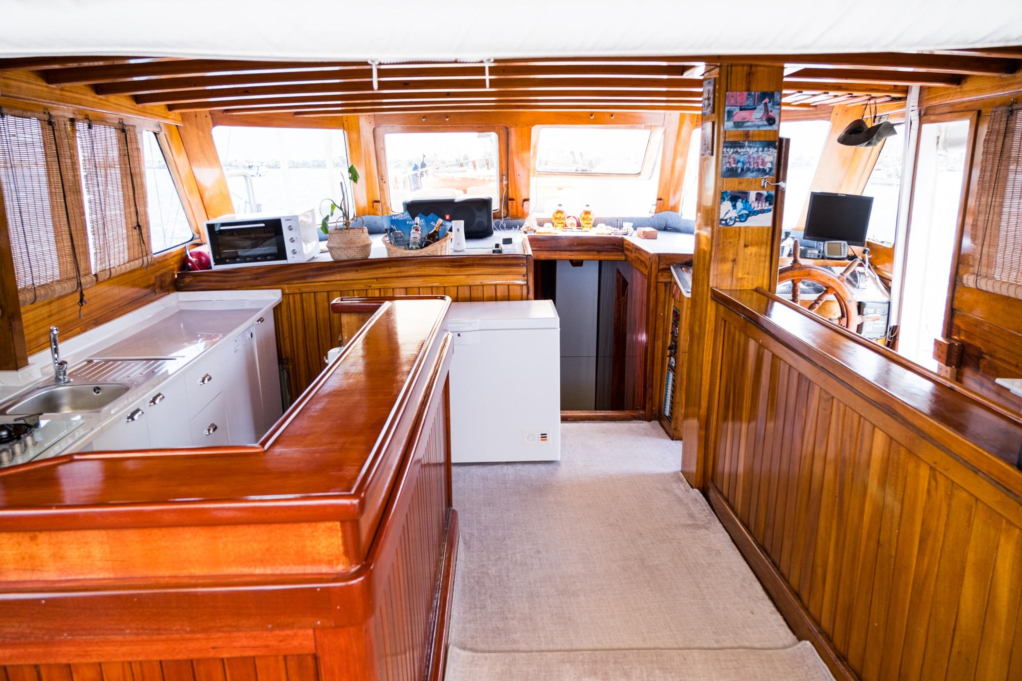 Balu gulet interior cabin in Türkiye