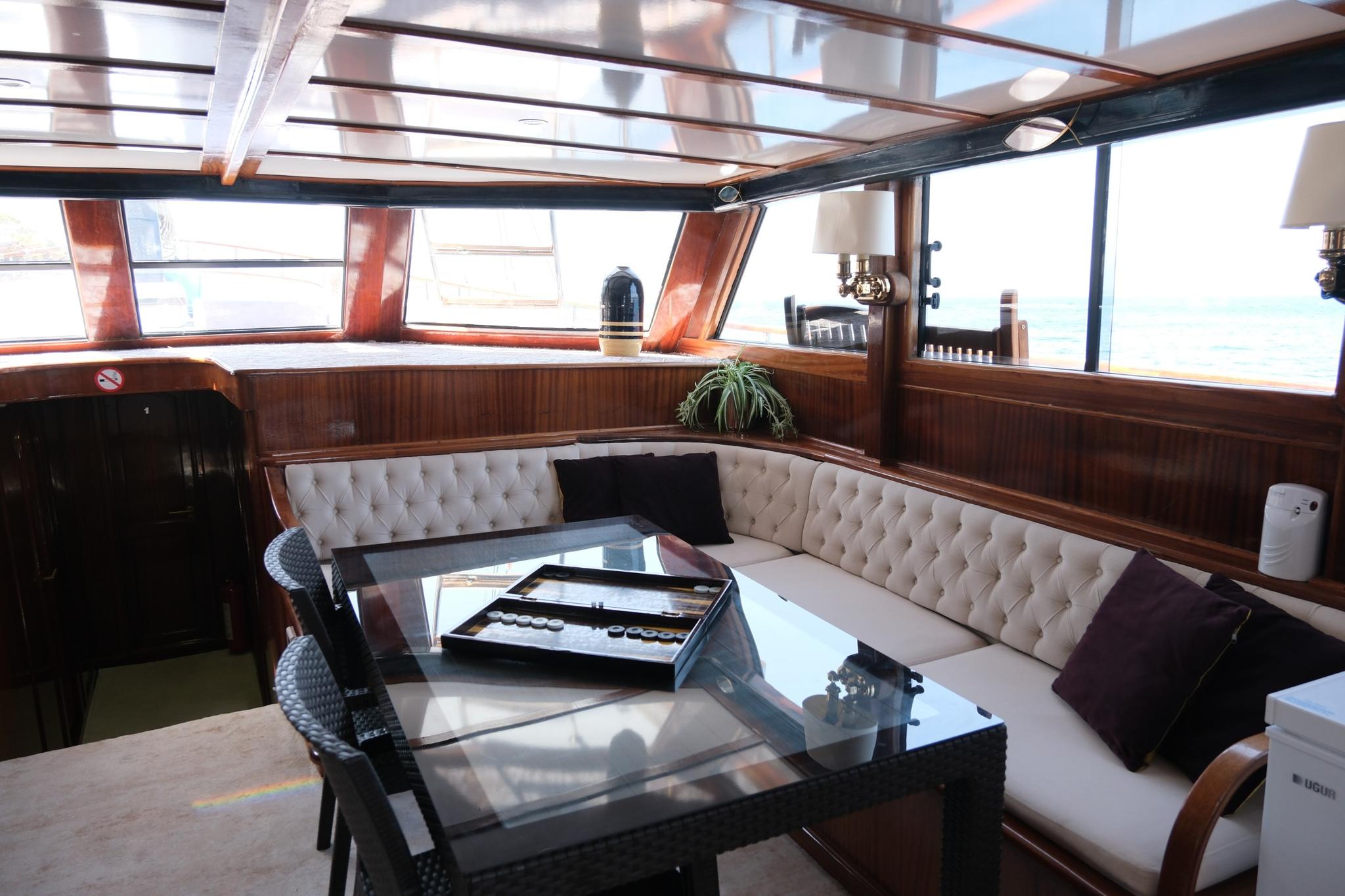Esmeralda gulet amenities interior cabin in Türkiye