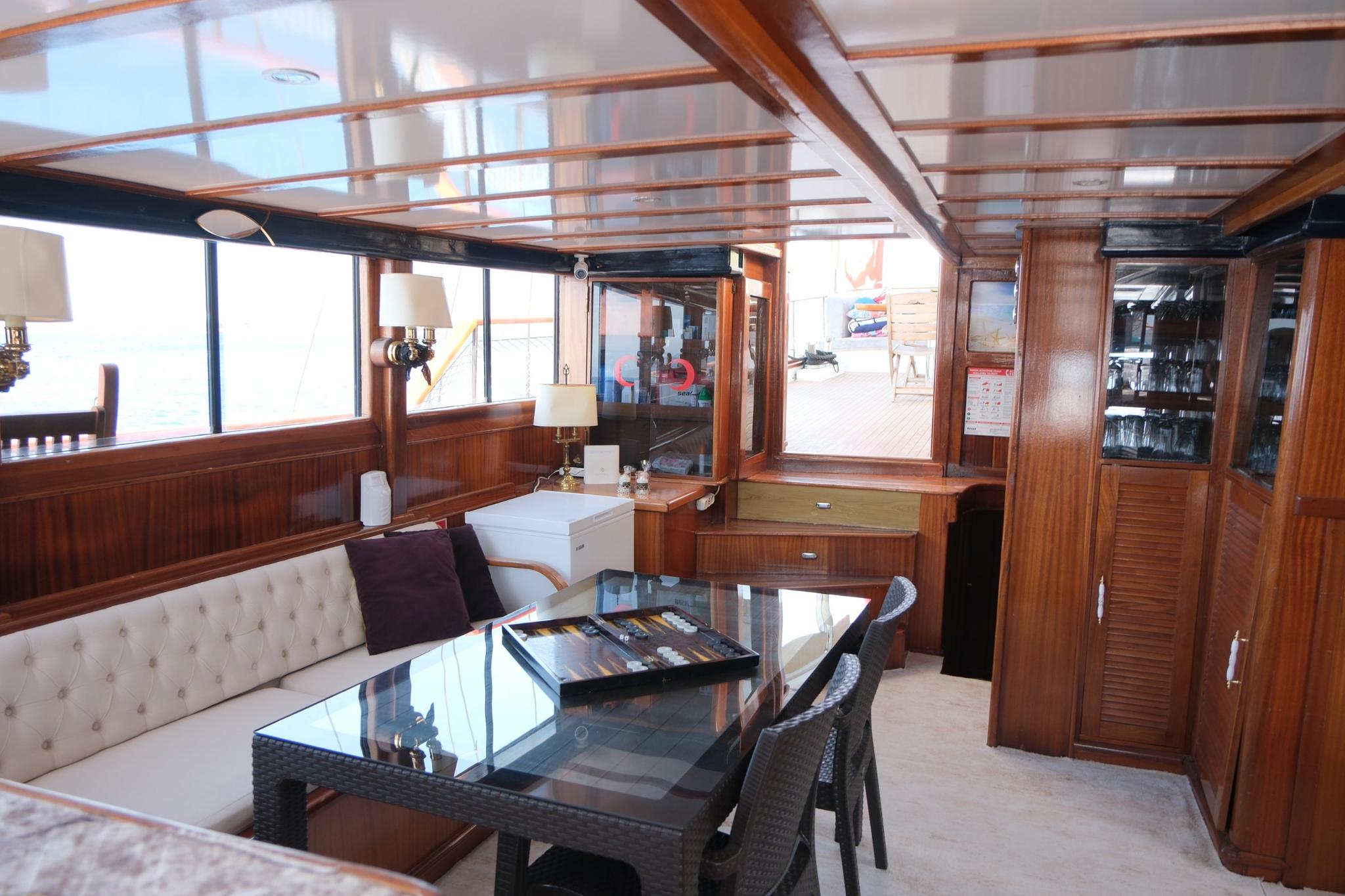 Esmeralda gulet amenities interior cabin in Türkiye