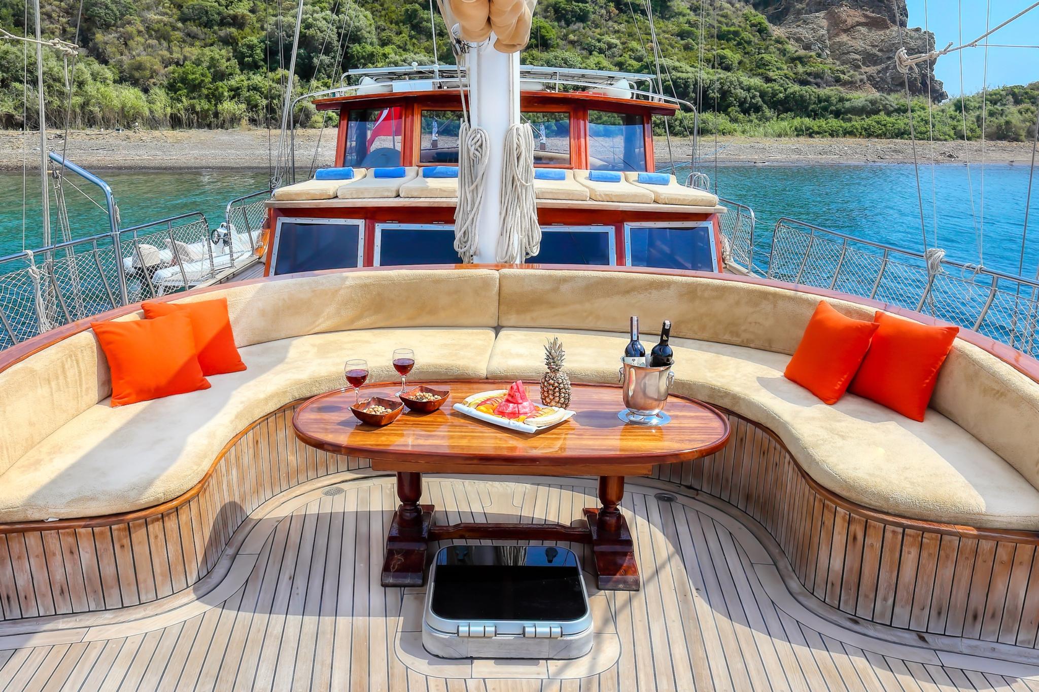 Su Sesi gulet amenities exterior deck in Türkiye