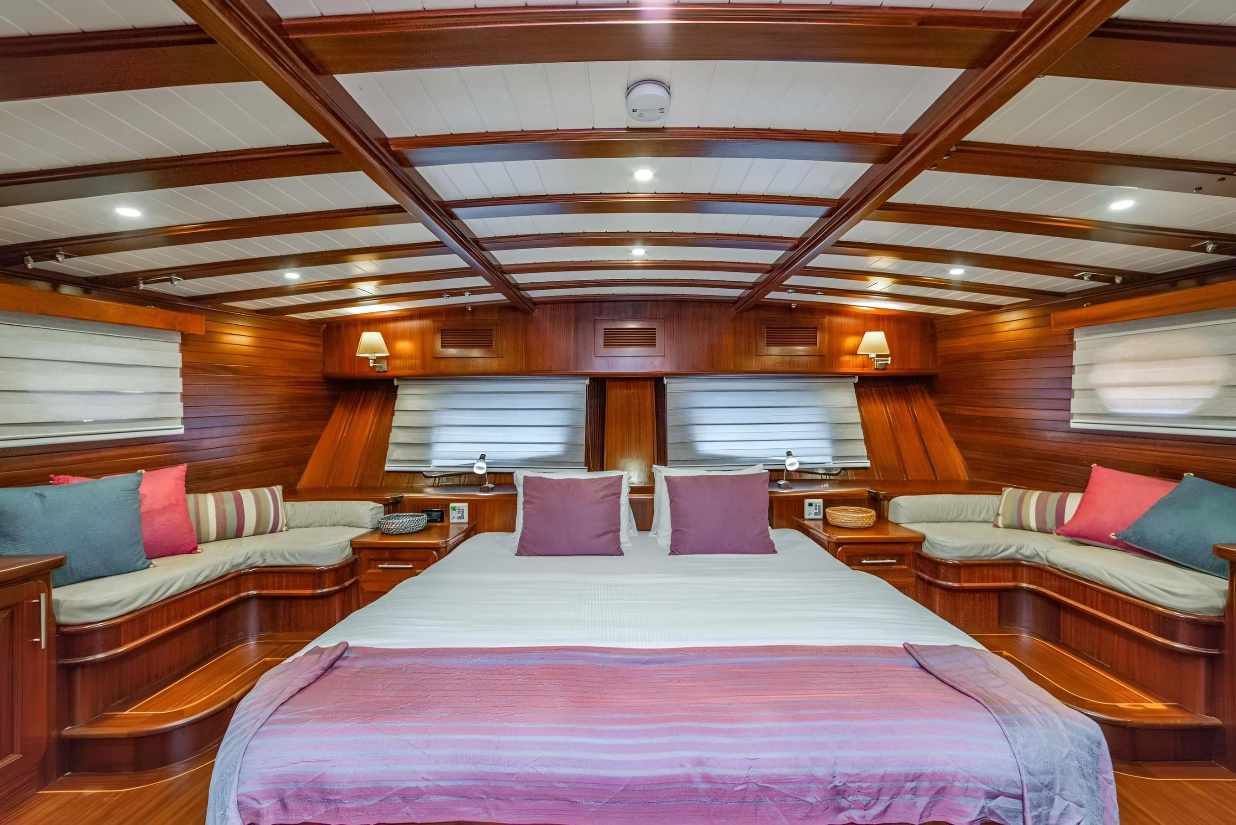 Sema Tuana gulet accommodation interior cabin in Türkiye