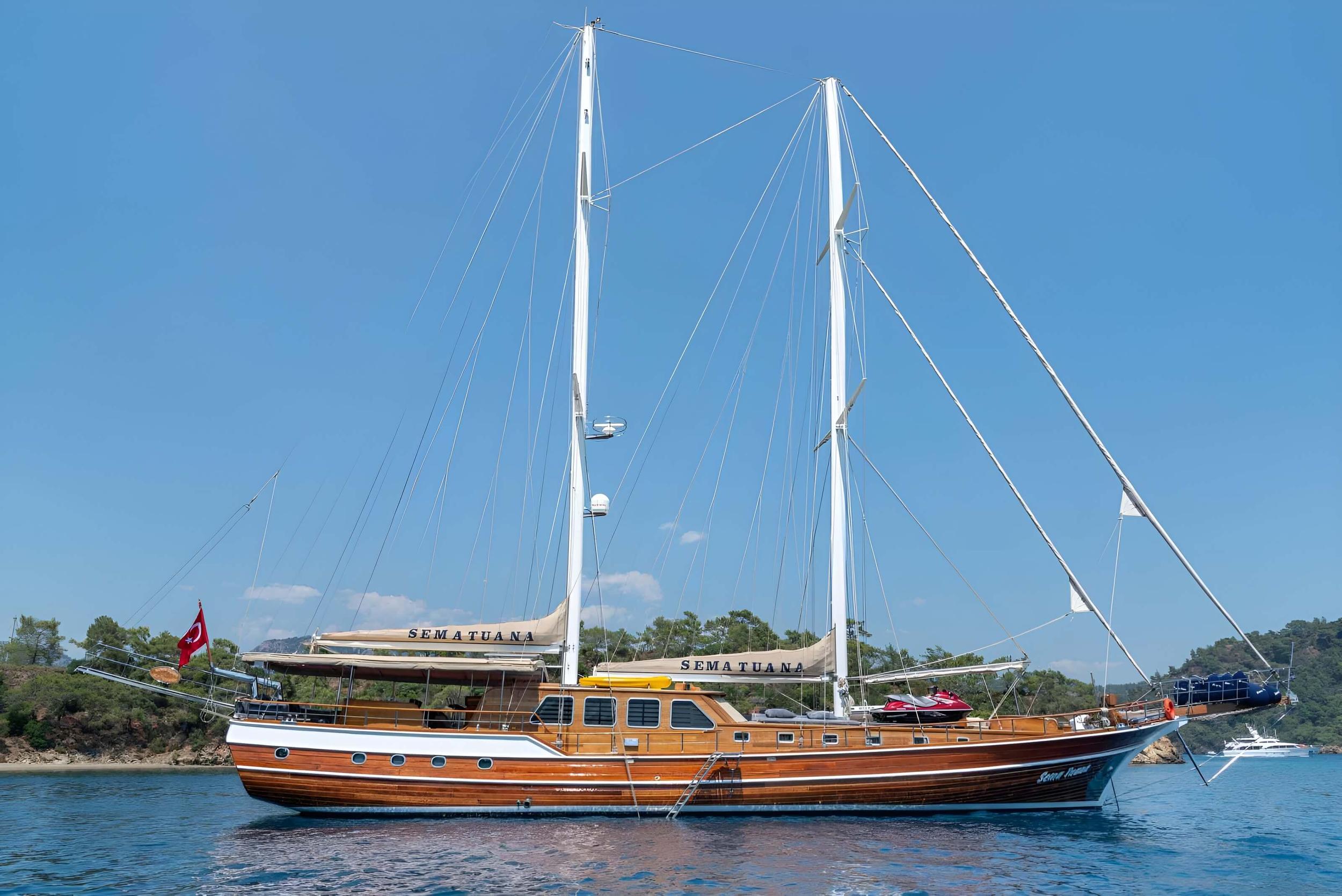 Sema Tuana gulet amenities exterior deck in Türkiye