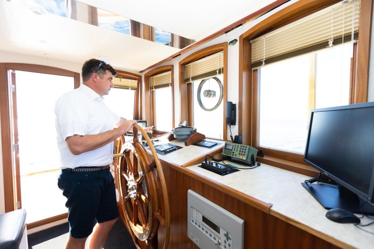 Gallant gulet amenities exterior deck in Croatia