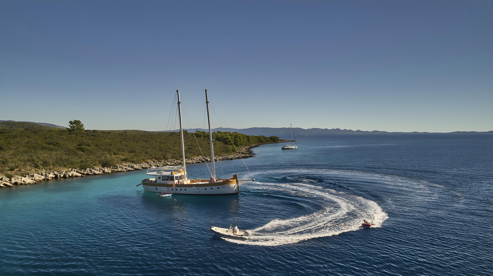 Green Ray gulet amenities lifestyle dining in Croatia