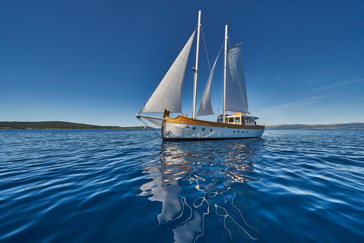 Green Ray gulet amenities exterior deck in Croatia