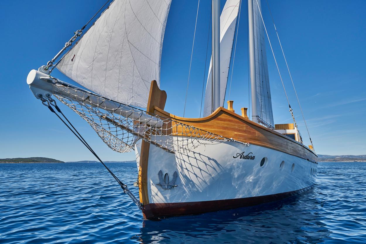 Green Ray gulet amenities exterior deck in Croatia