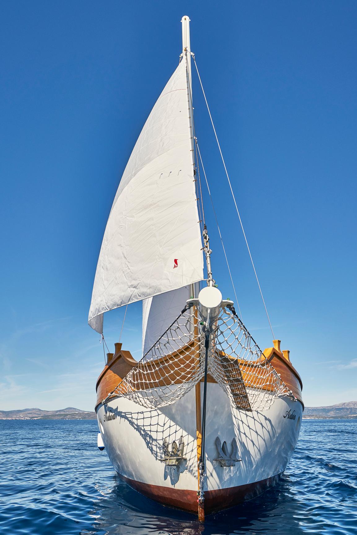 Green Ray gulet amenities exterior deck in Croatia