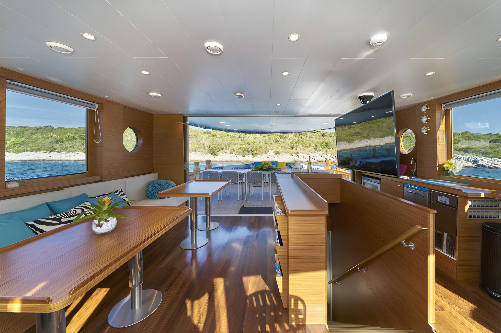 Green Ray gulet amenities interior cabin in Croatia