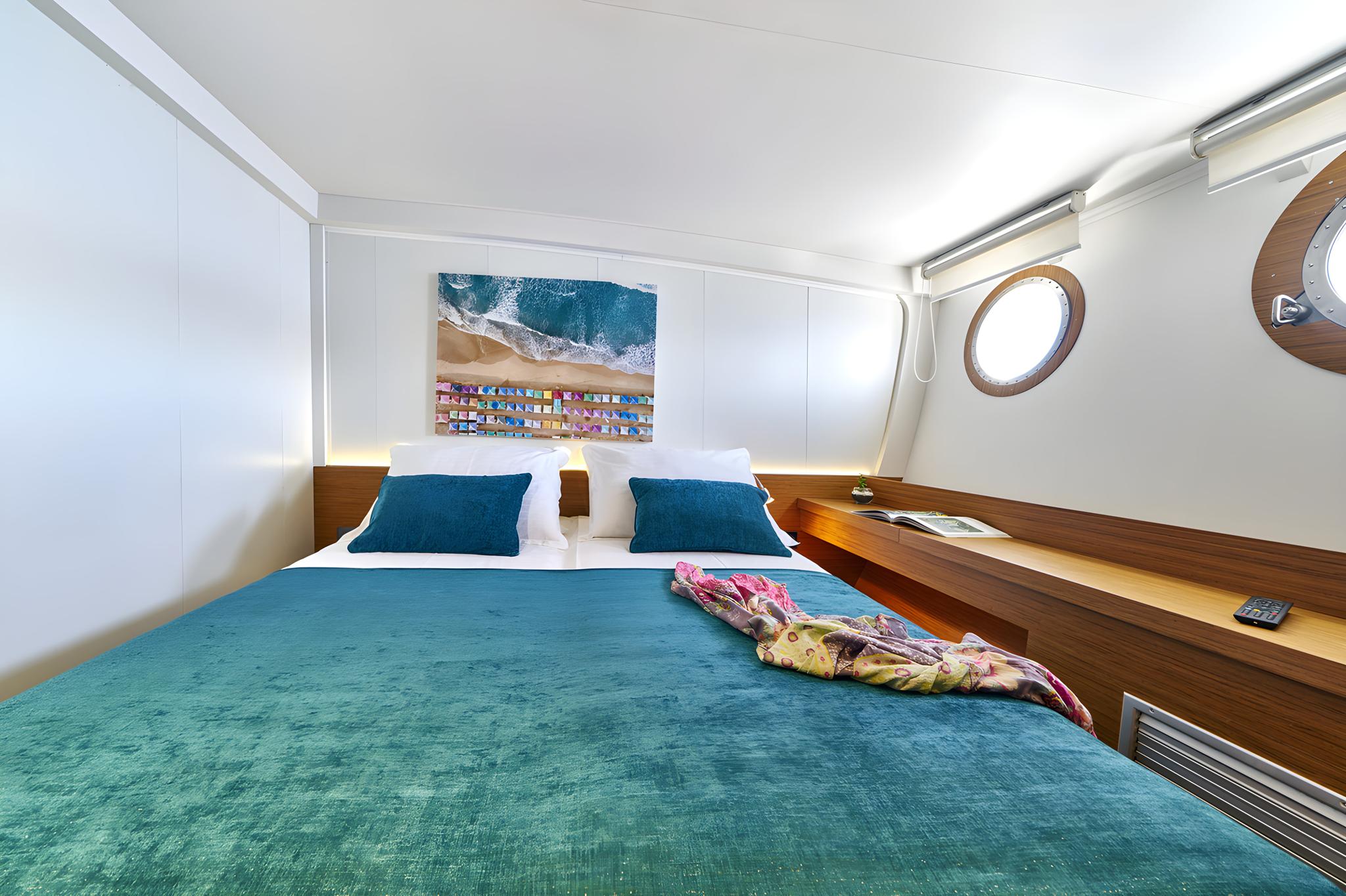 Green Ray gulet accommodation interior cabin in Croatia