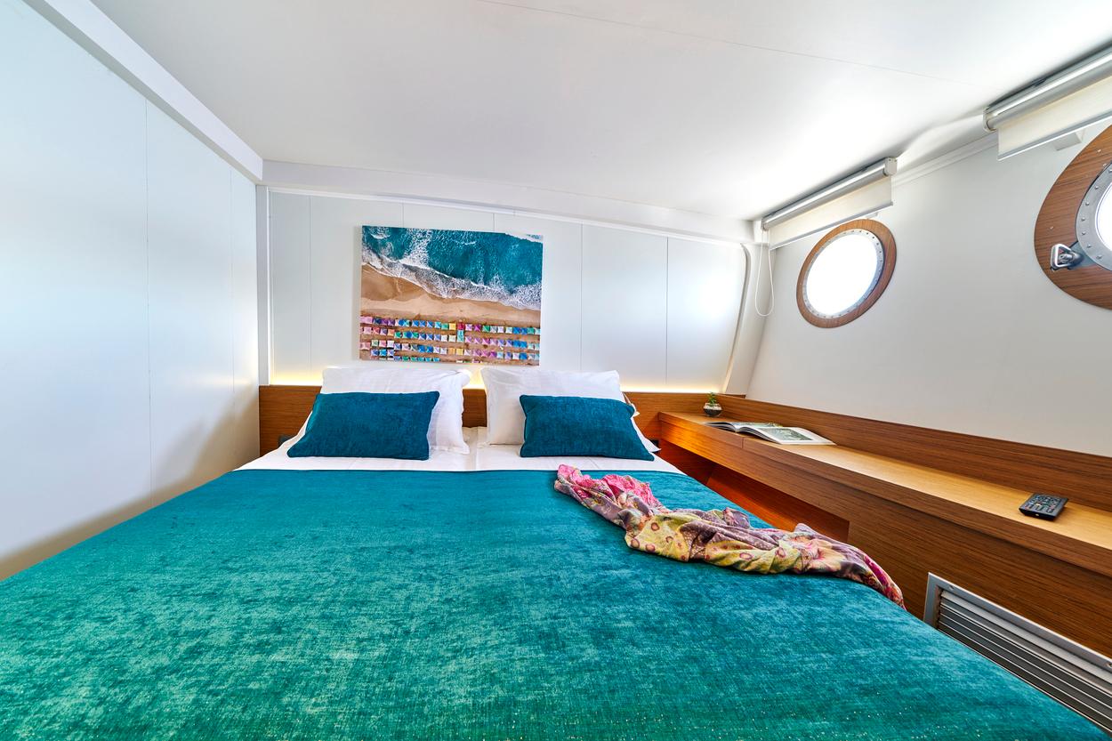 Green Ray gulet accommodation interior cabin in Croatia