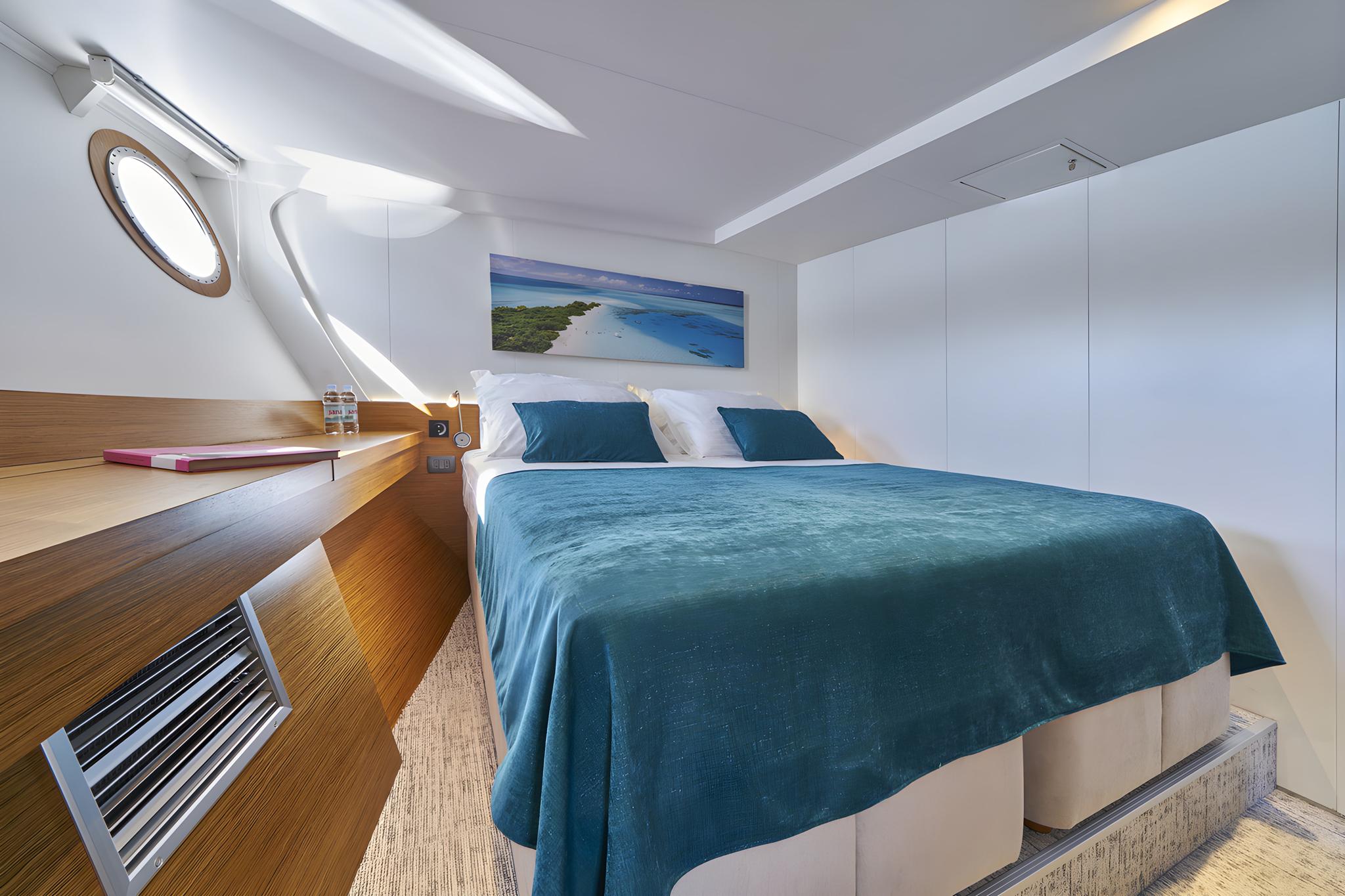 Green Ray gulet accommodation interior cabin in Croatia