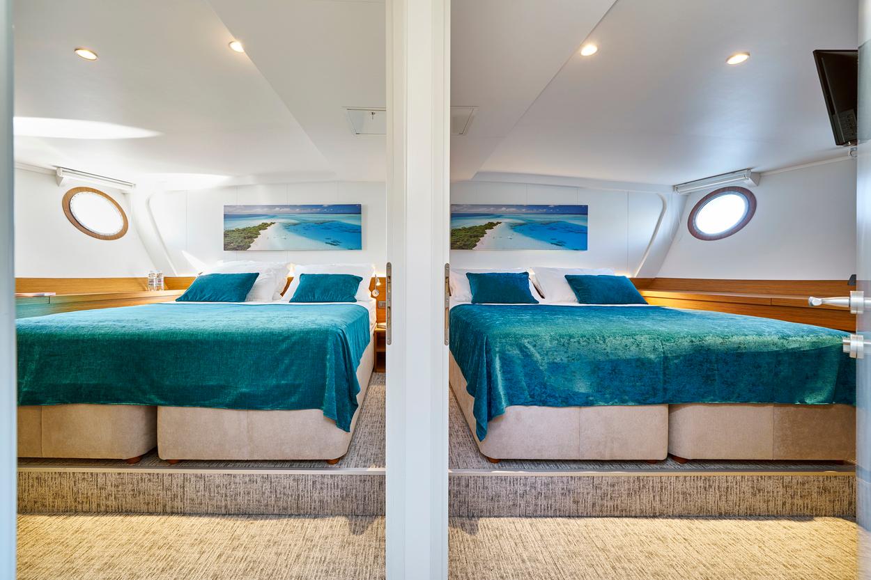 Green Ray gulet accommodation interior cabin in Croatia