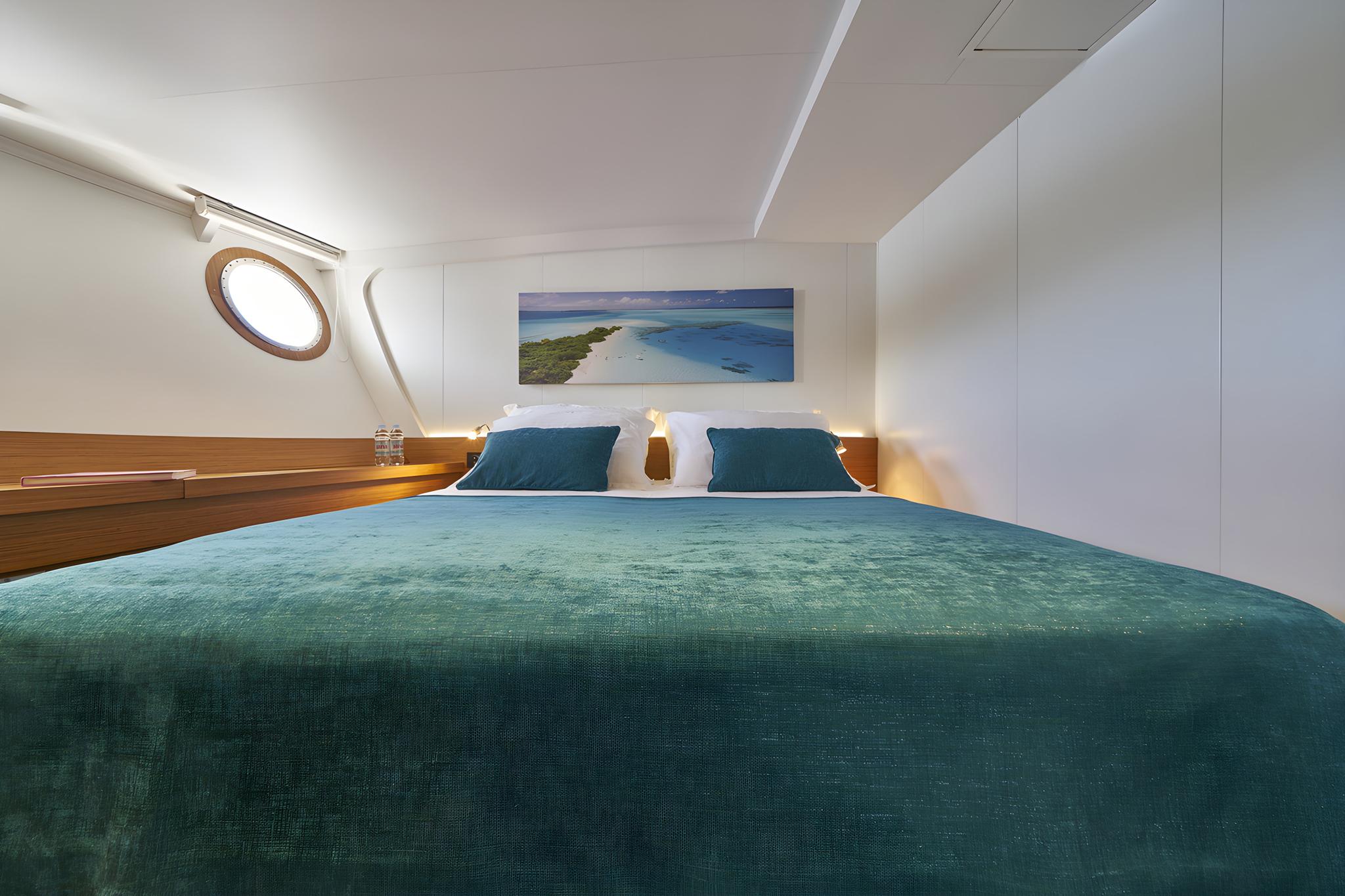 Green Ray gulet accommodation interior cabin in Croatia