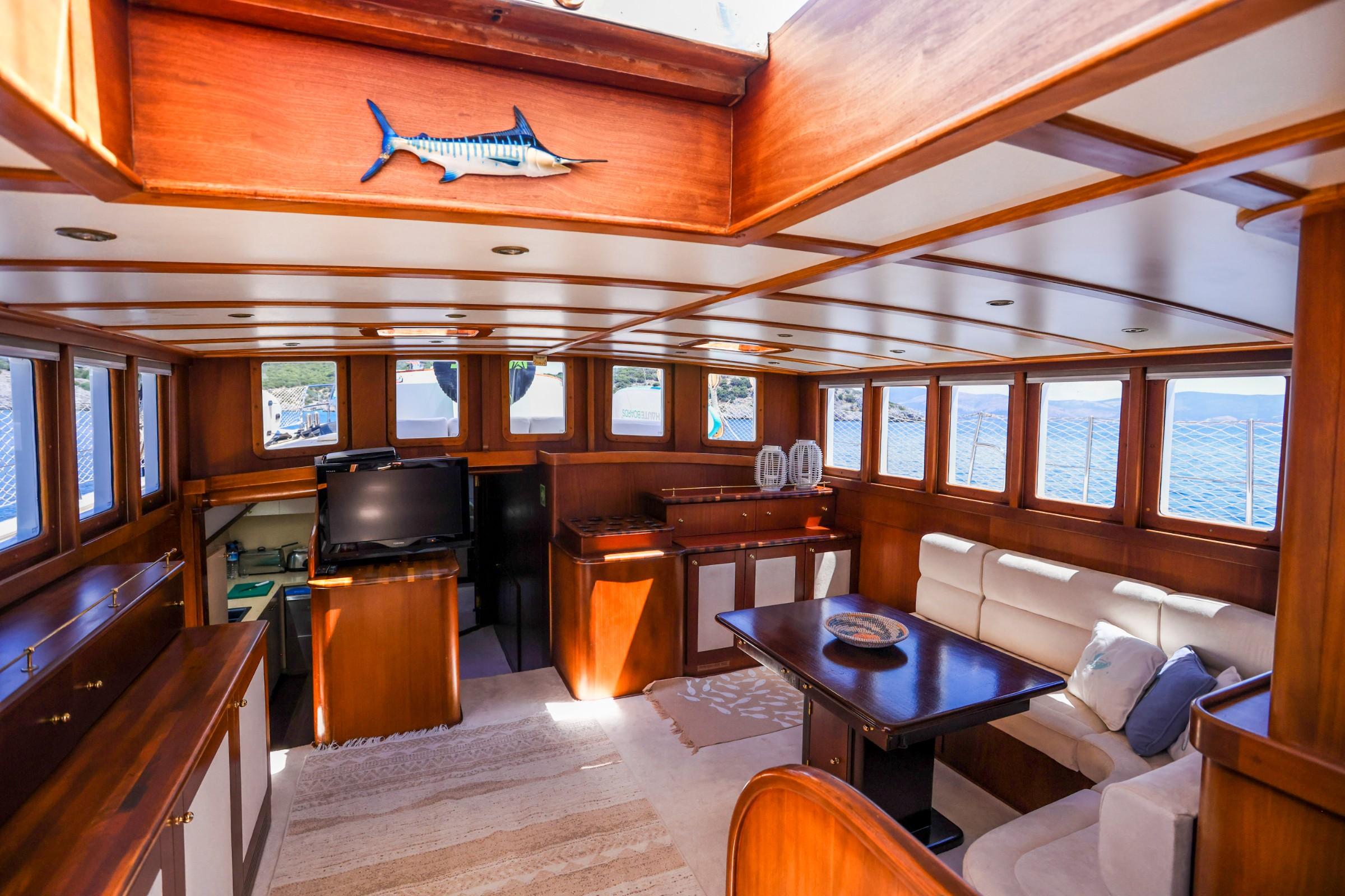 Gazella gulet amenities interior cabin in Türkiye