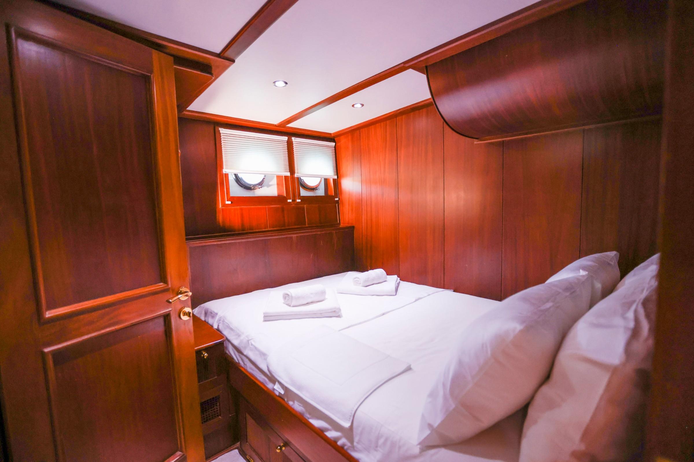 Gazella gulet accommodation interior cabin in Türkiye