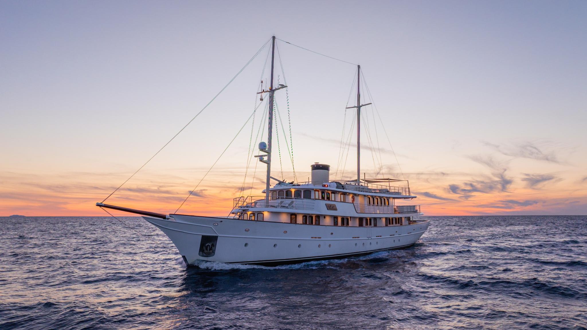 Bellezza gulet amenities aerial view in Croatia