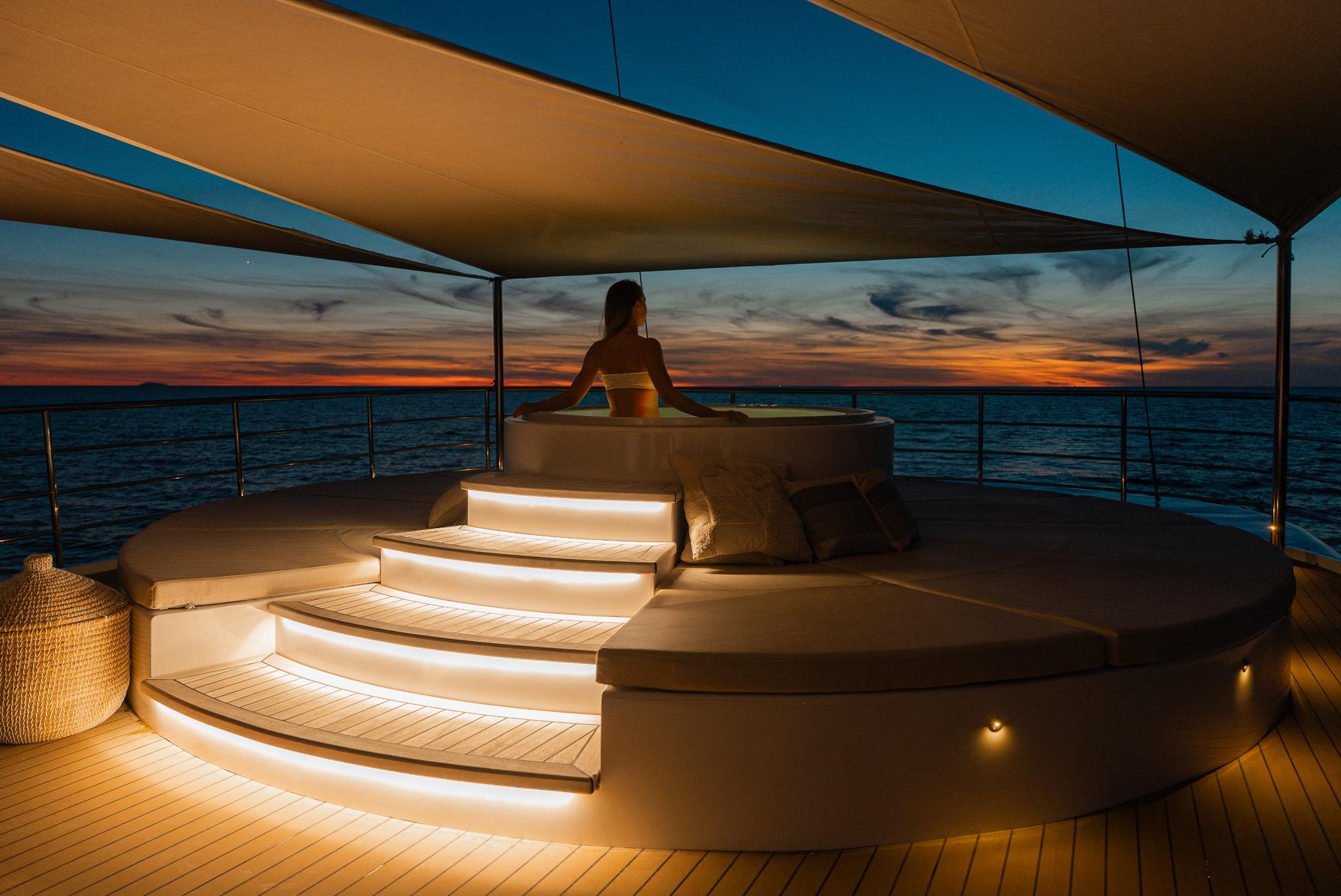 Bellezza gulet amenities lifestyle dining in Croatia