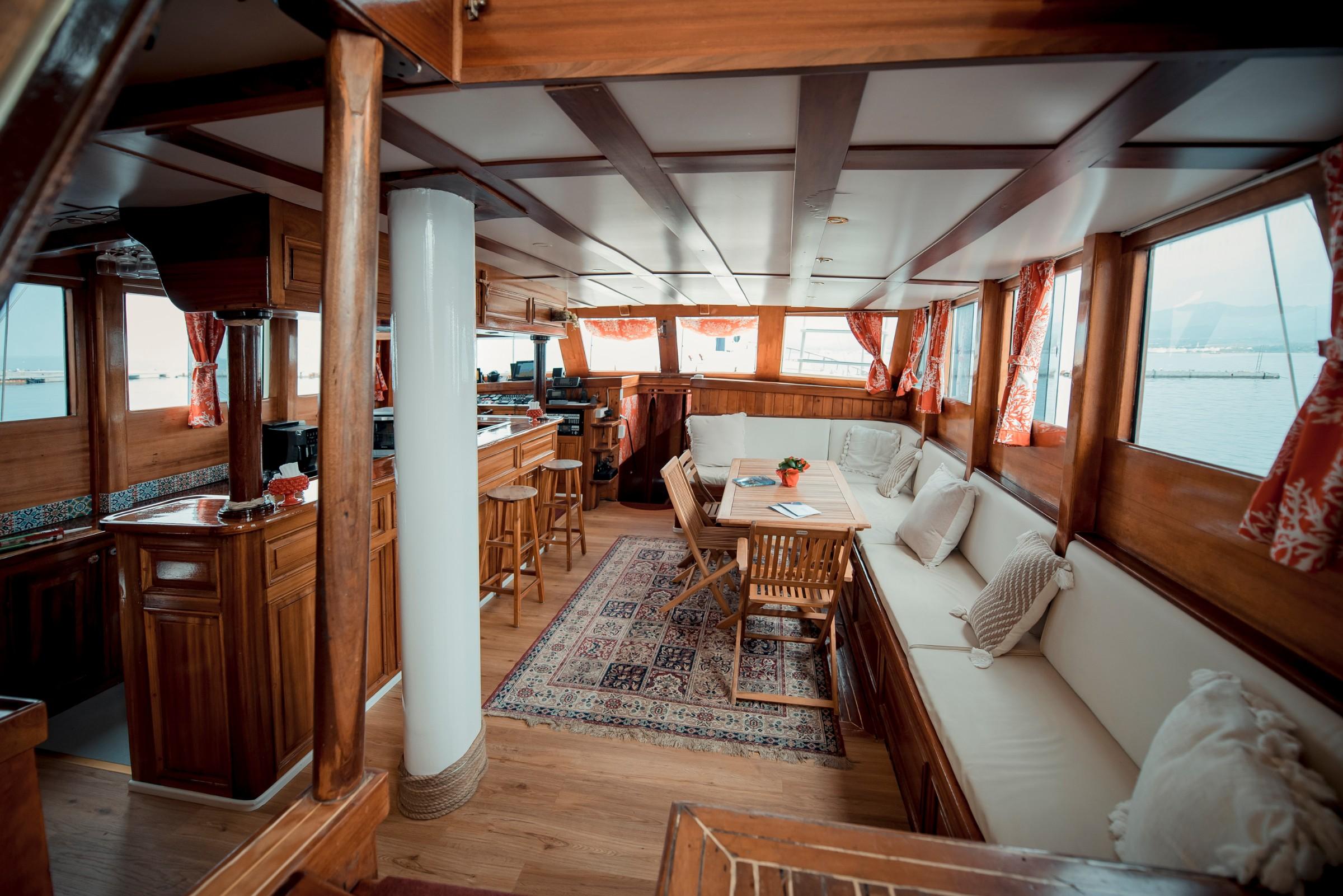 Kaptan Yilmaz II gulet amenities interior cabin in Italy