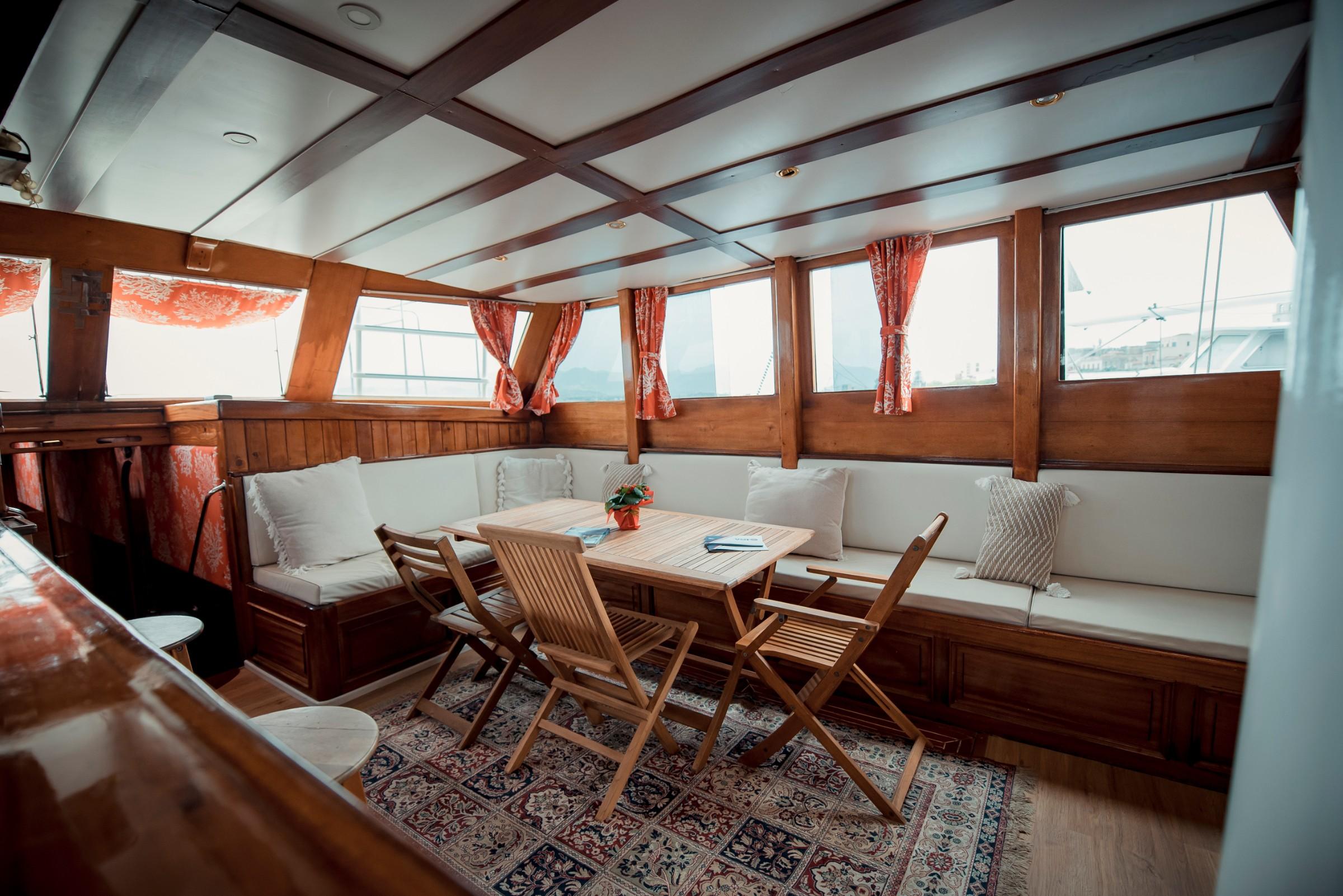 Kaptan Yilmaz II gulet amenities interior cabin in Italy