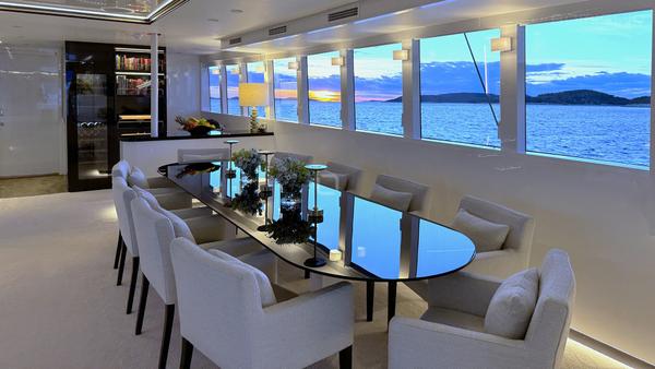 Aurum Sky gulet amenities exterior deck in Croatia