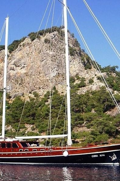 Cobra King gulet amenities exterior deck in Türkiye