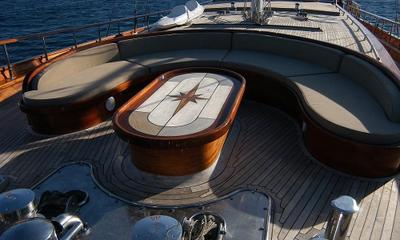 Cobra King gulet amenities exterior deck in Türkiye