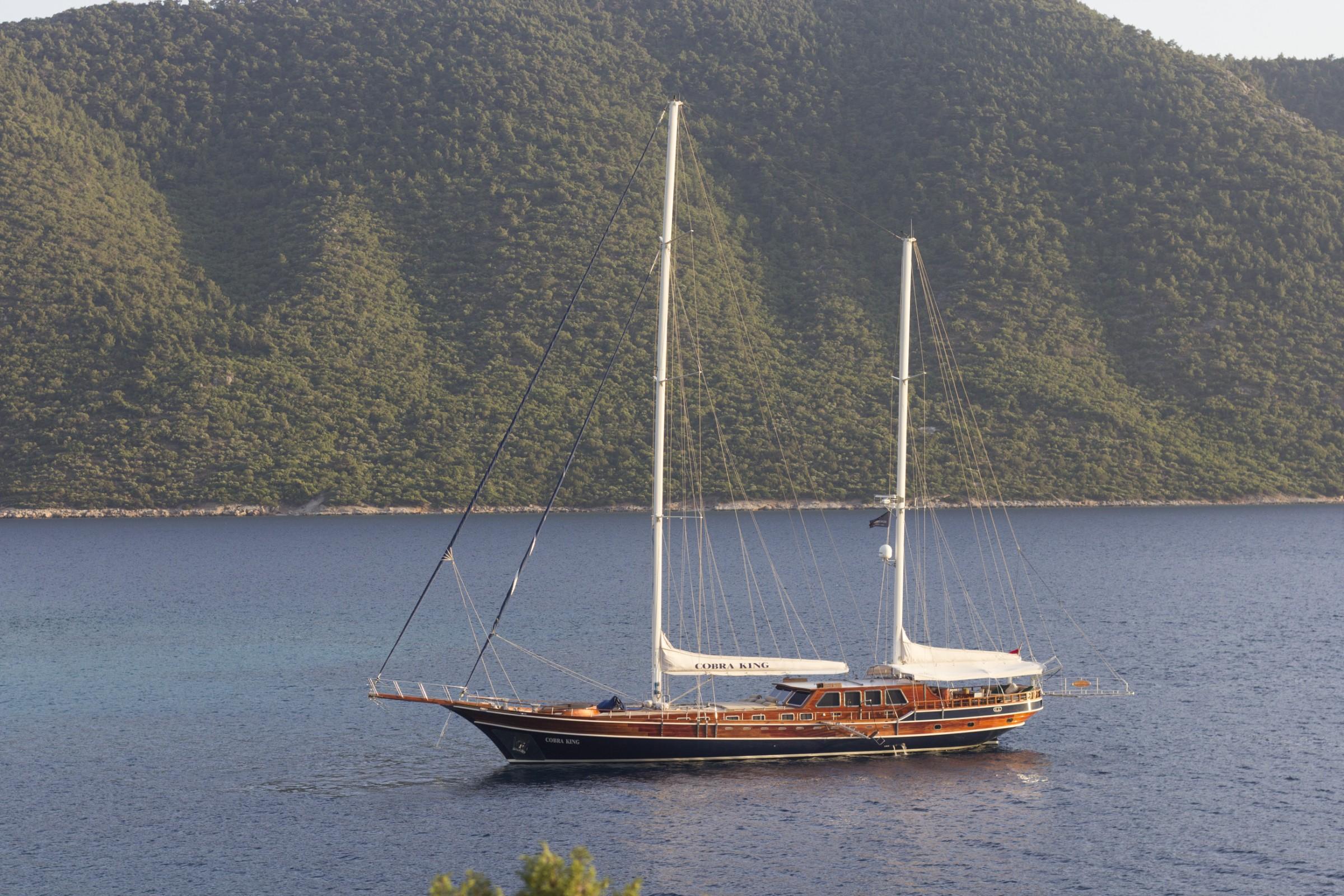 Cobra King gulet exterior deck in Türkiye
