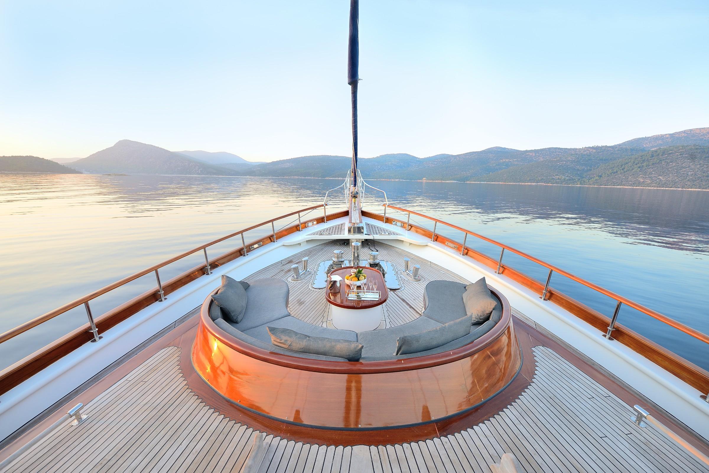 Cobra King gulet amenities exterior deck in Türkiye