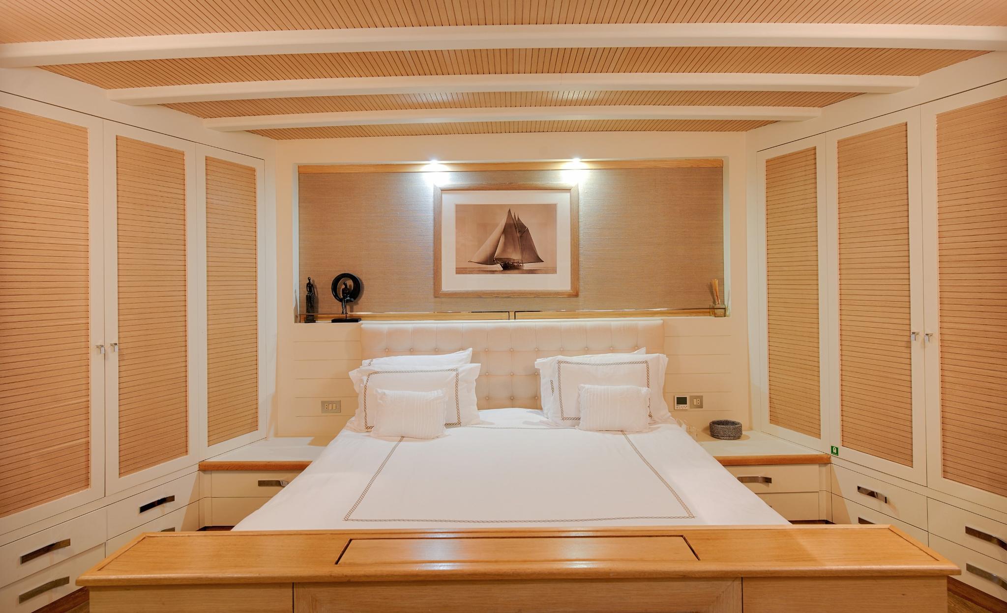 Cobra King gulet accommodation interior cabin in Türkiye