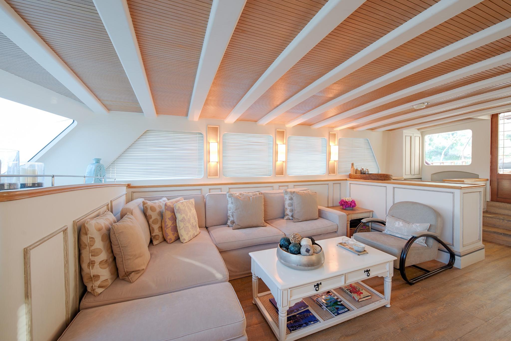 Cobra King gulet exterior deck in Türkiye