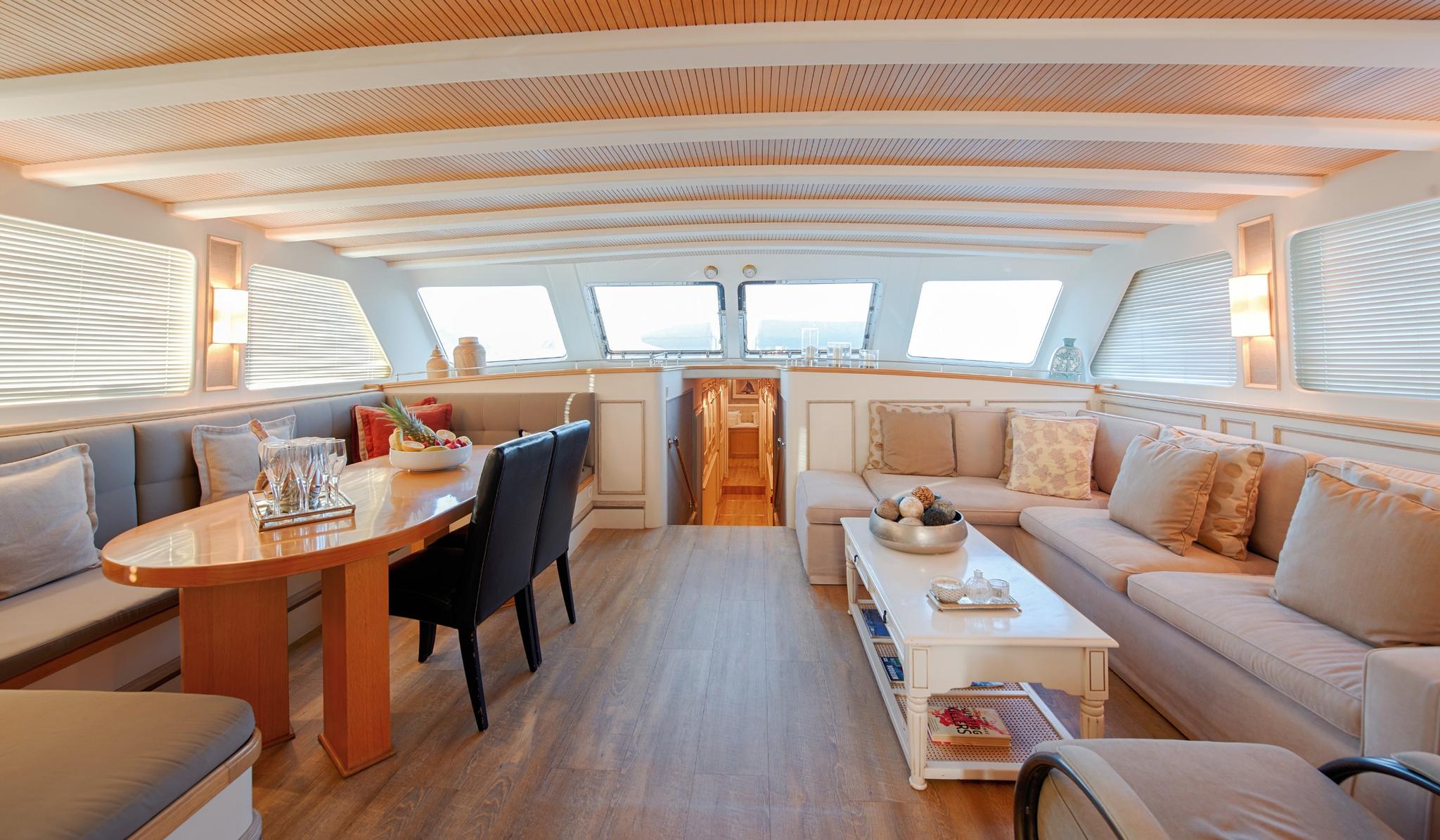 Cobra King gulet exterior deck in Türkiye