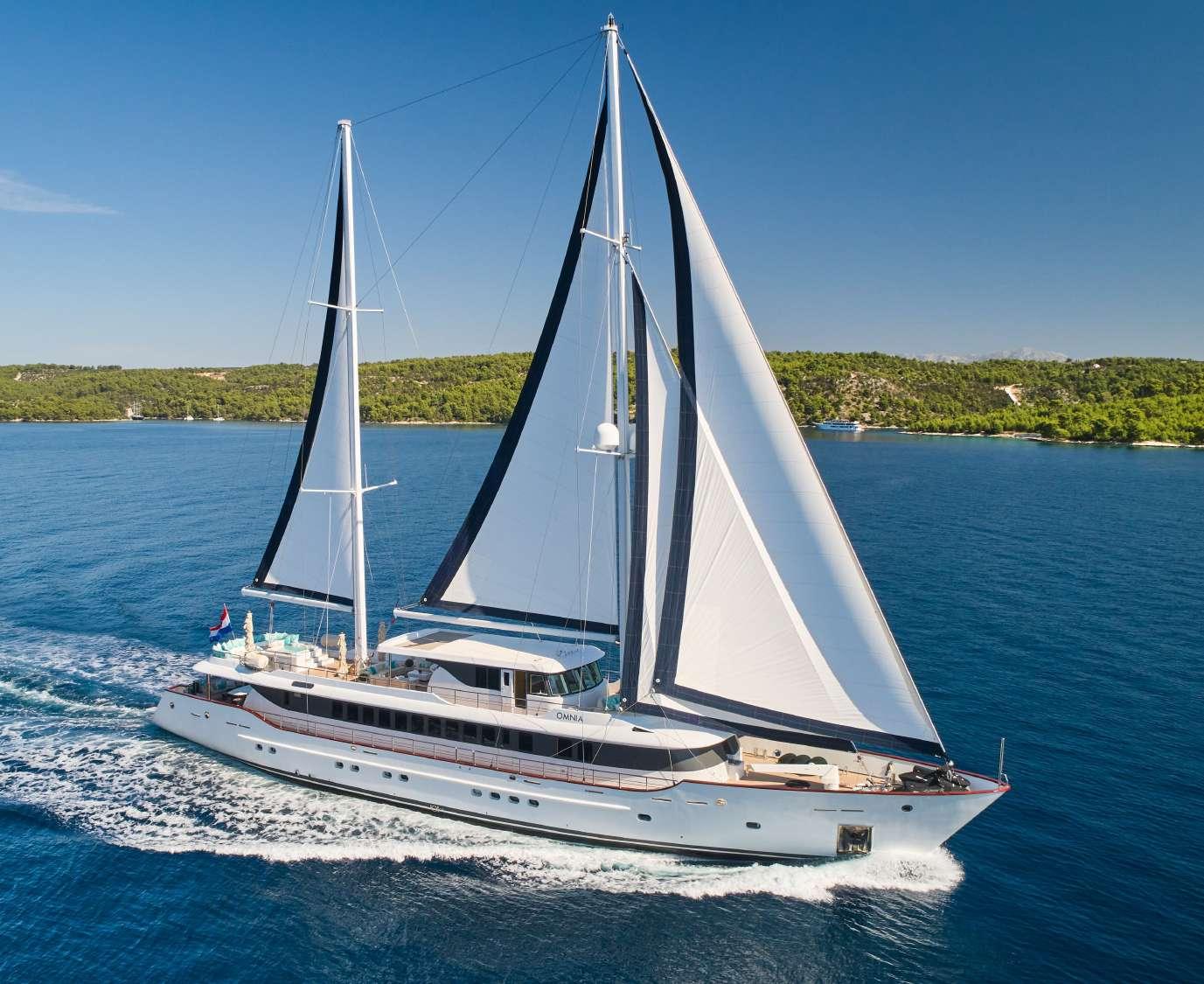 Omnia gulet amenities exterior deck in Croatia