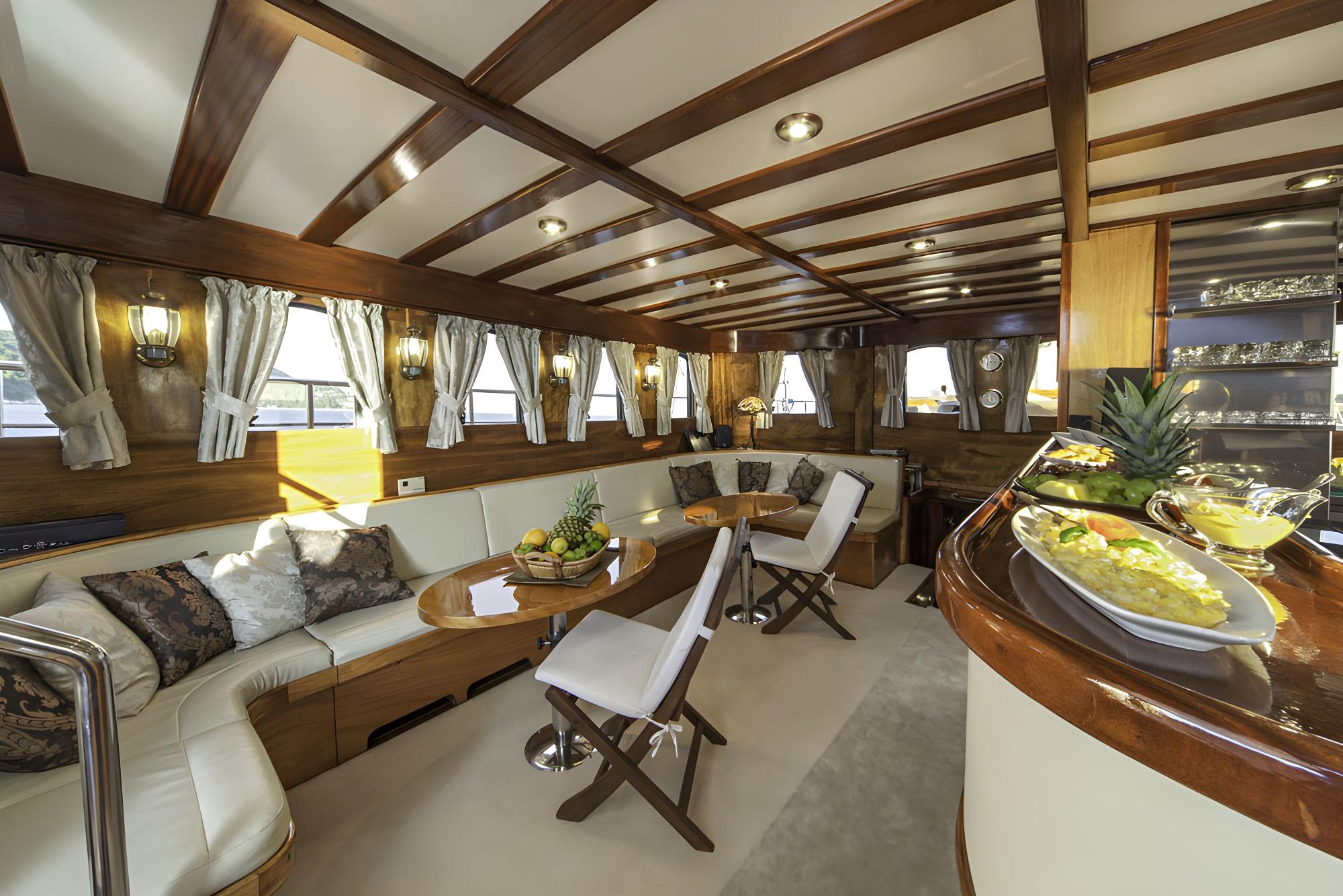 Libra gulet amenities exterior deck in Croatia