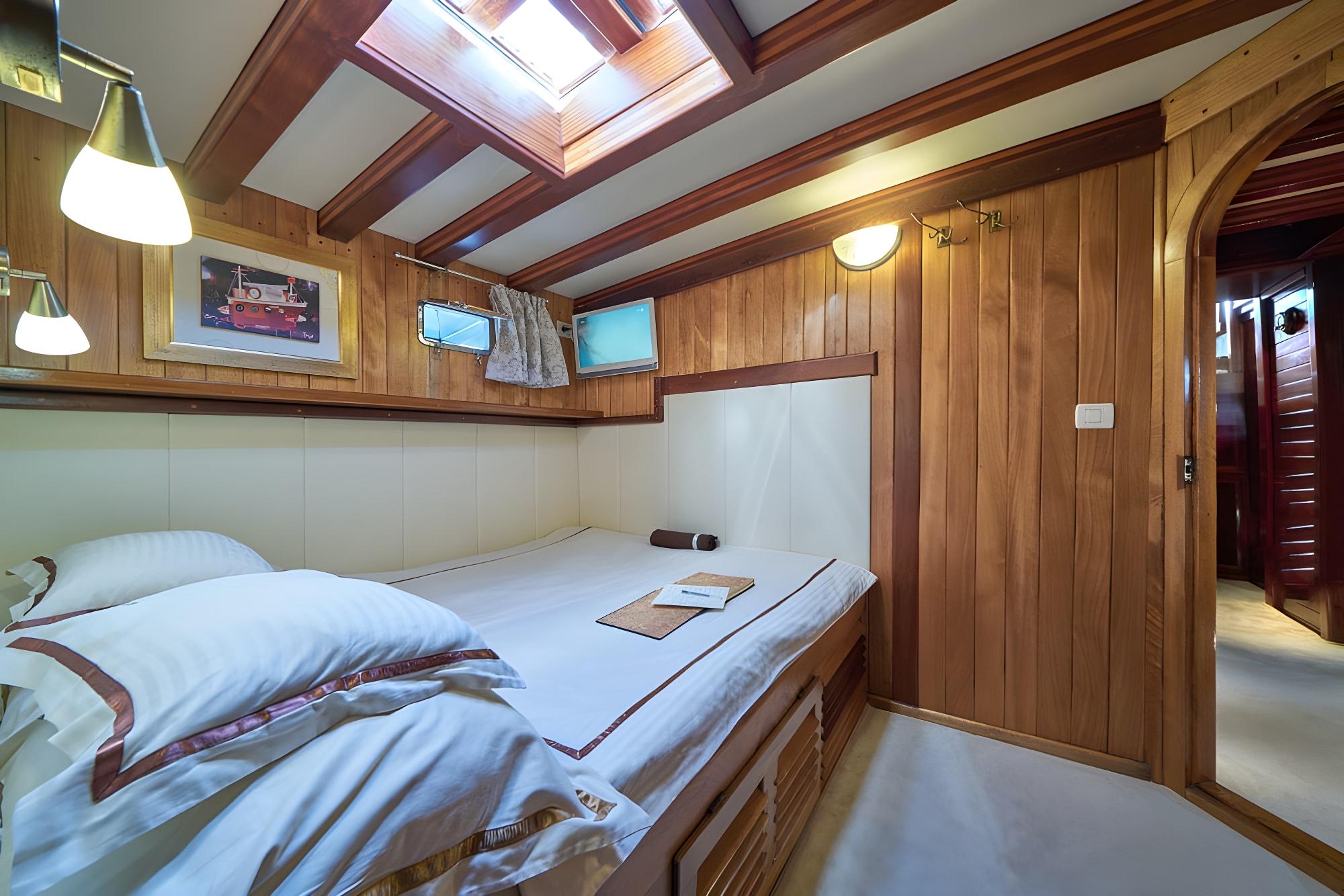 Libra gulet accommodation interior cabin in Croatia