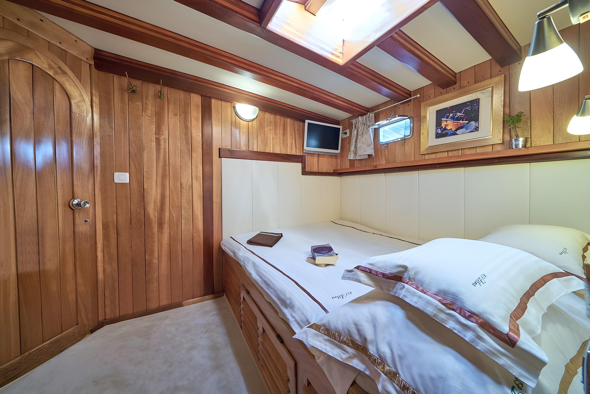 Libra gulet accommodation interior cabin in Croatia