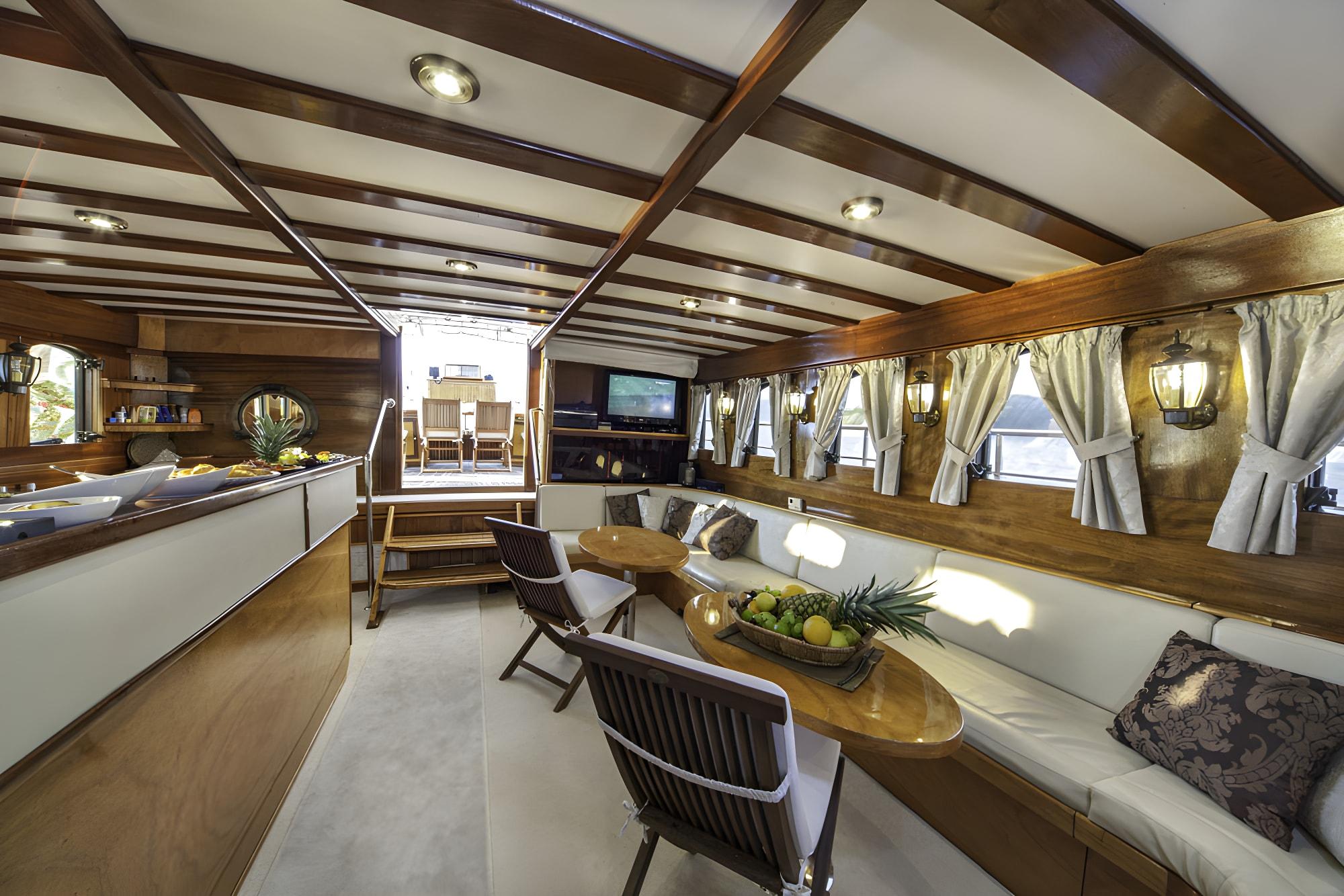 Libra gulet amenities exterior deck in Croatia