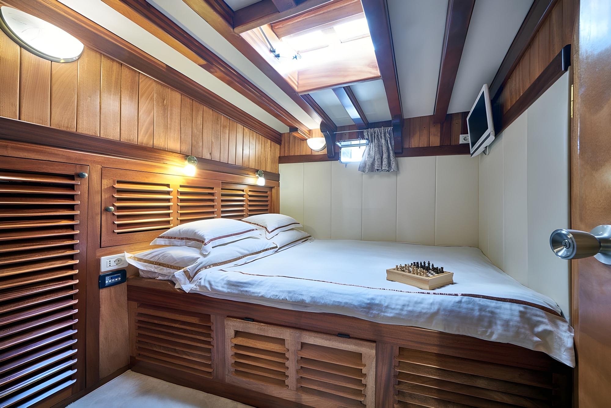 Libra gulet accommodation interior cabin in Croatia