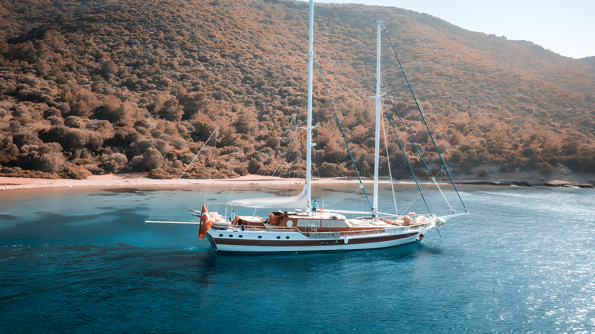 Wicked Felina gulet amenities exterior deck in Türkiye