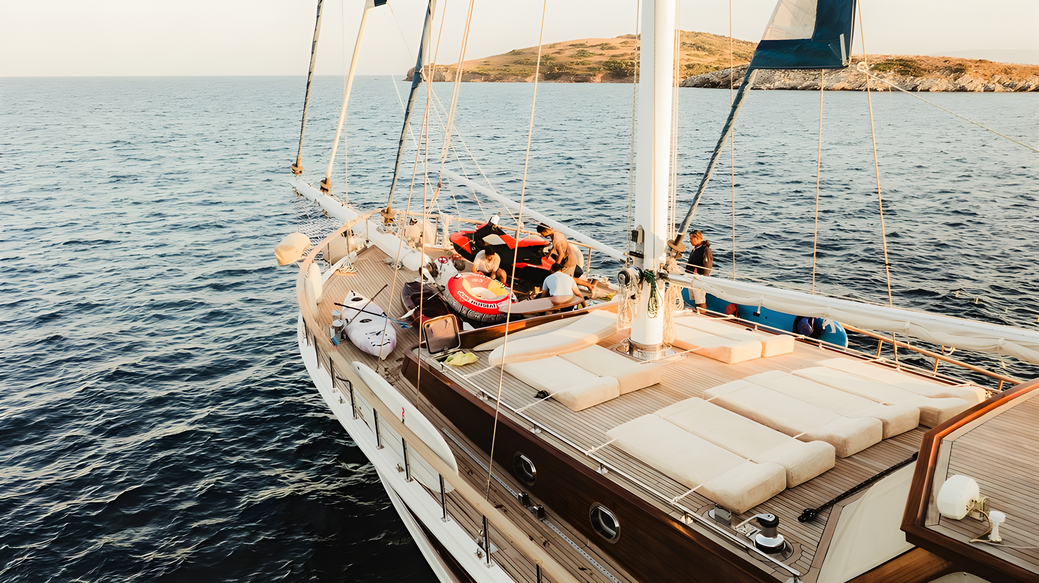 Wicked Felina gulet amenities exterior deck in Türkiye