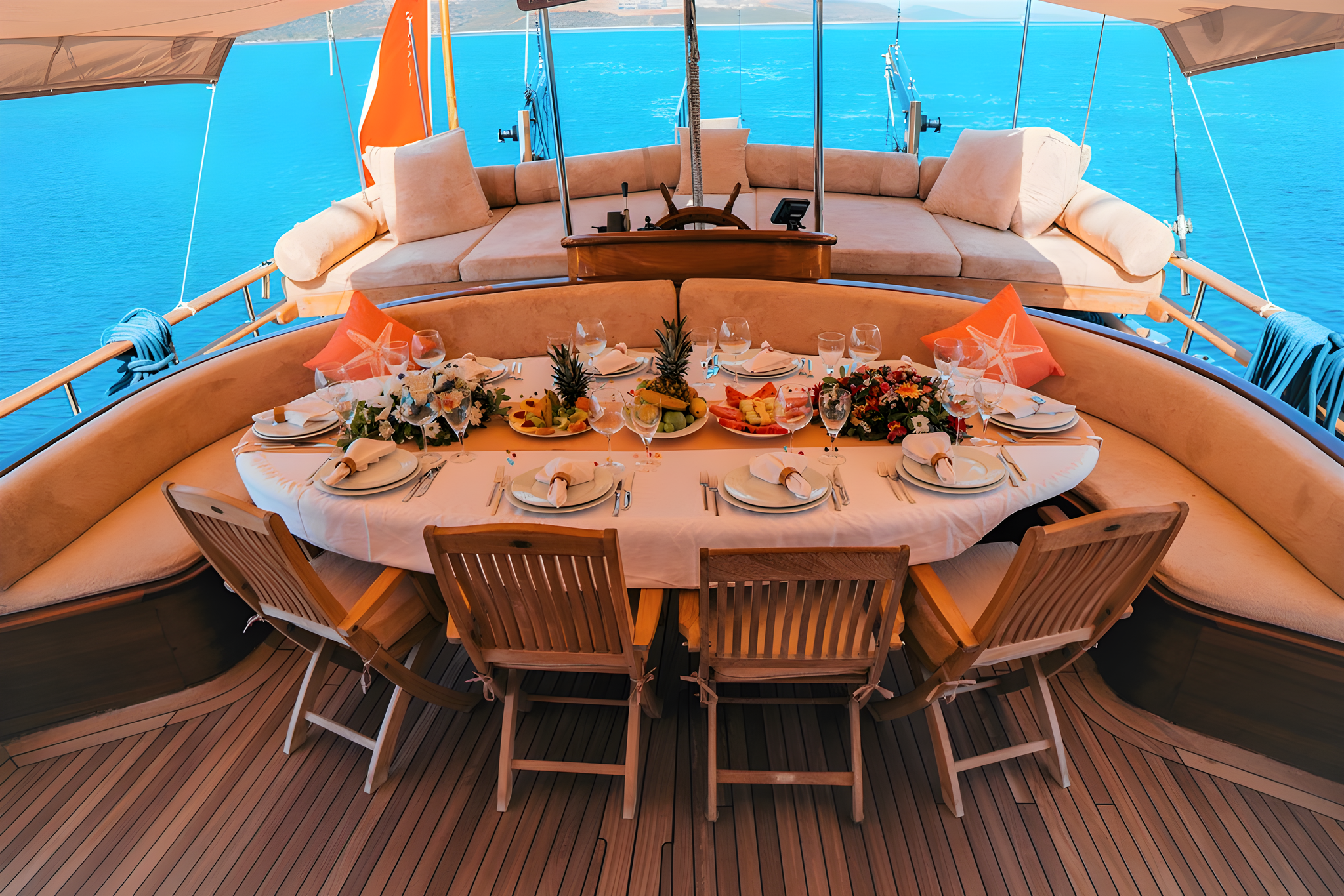 Wicked Felina gulet amenities lifestyle dining in Türkiye